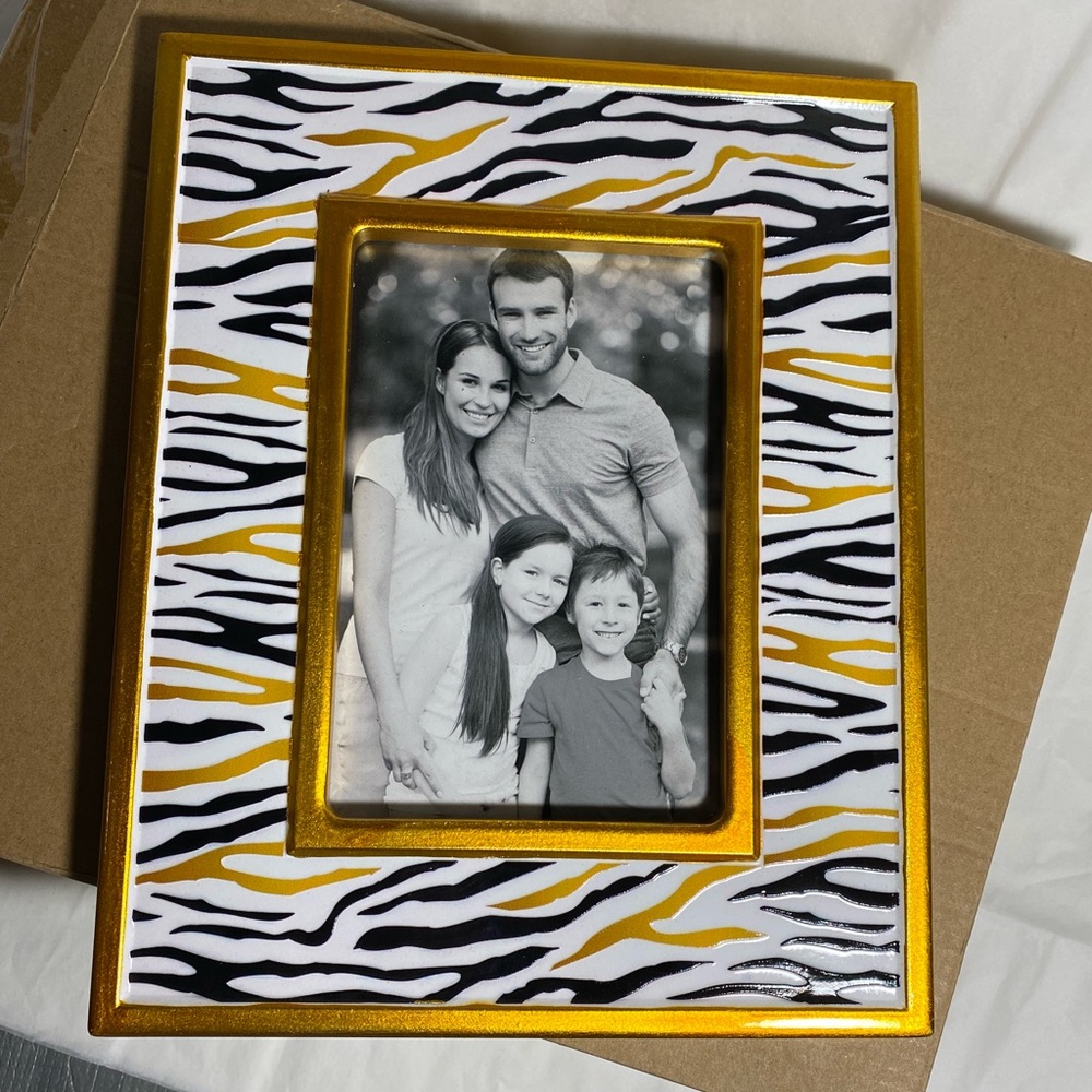 Zebra photo frame